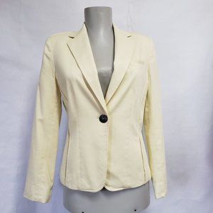 Anne Klein Ivory Single-Button pleats  Blazer 2P